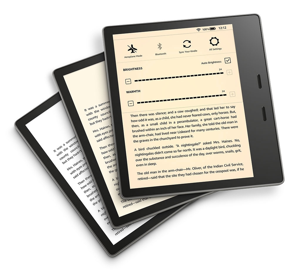 Kindle Oasis 3 z regulowaną barwą podświetlenia