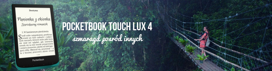 PocketBook Touch Lux 4 w kolorze szmaragdowym