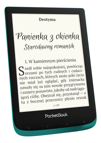 PocketBook Touch Lux 4 (627) w kolorze szmaragdowym