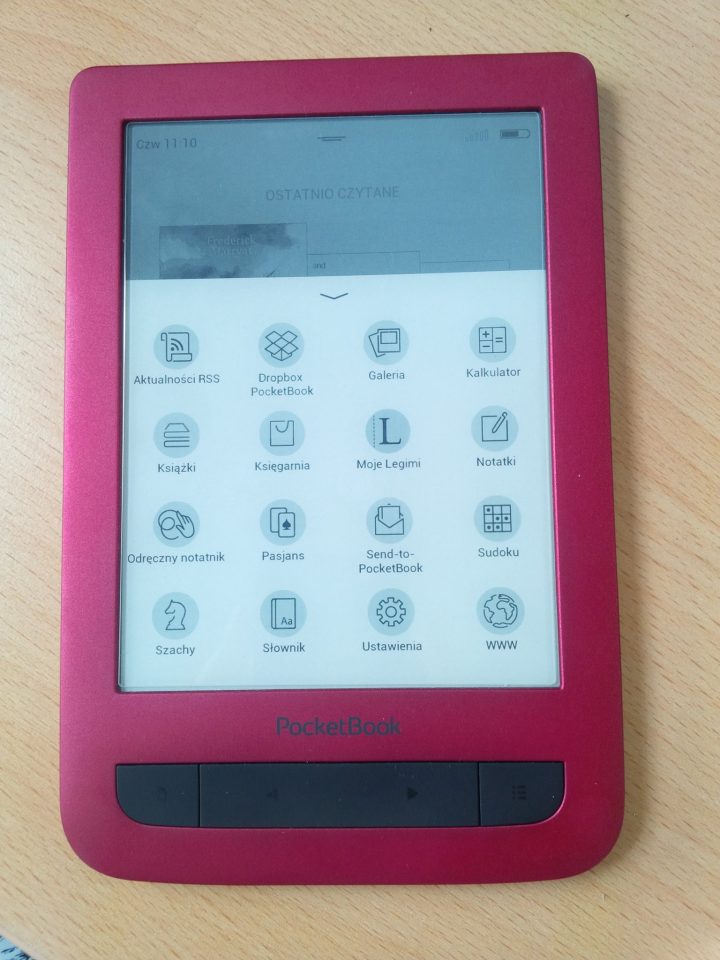 Czytnik PocketBook, PocketBook Touch czytnik ebook8 cali 