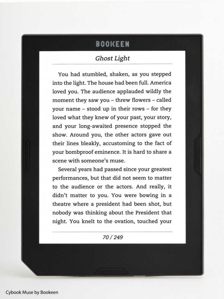 Bookeen-Cybook-Muse-Frontlight Cybook Muse Light, Cybook_gen1 czytnik ebooków, ebooki, kindle, pocketbook, czytnik do czytania książek, czytnik, e-book, elektorniczne książki