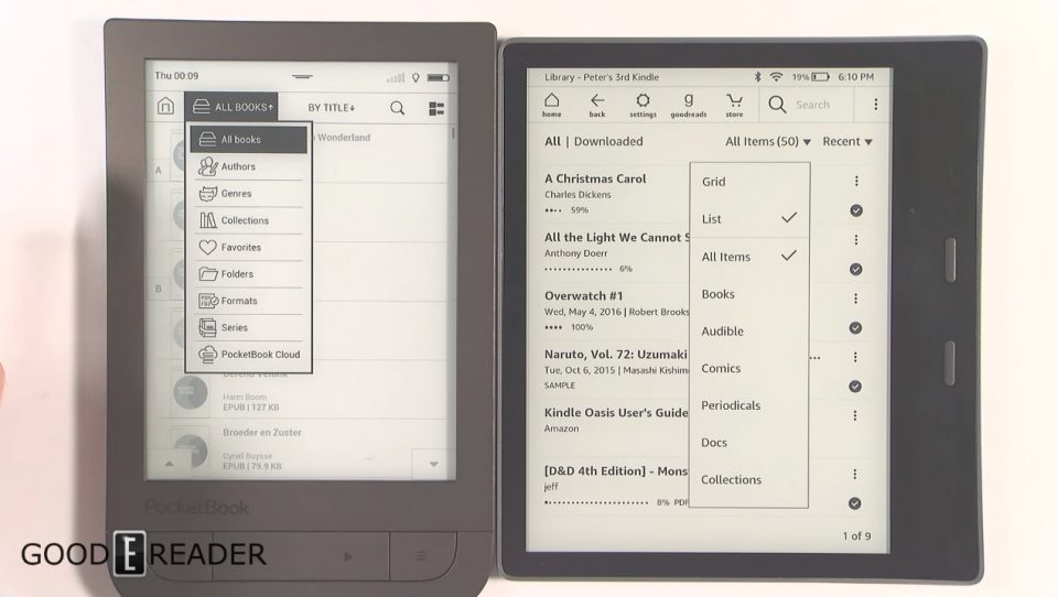 Kindle Oasis 2, PocketBook Touch HD 2, czytnik książek, ebook reader pdf, ebook reader , Bookeen Saga, czytnik ebooków, czytnik ebooków z podświetleniem, frontlight, ebook, czytnik książek elektronicznych, jaki czytnik ebookow,