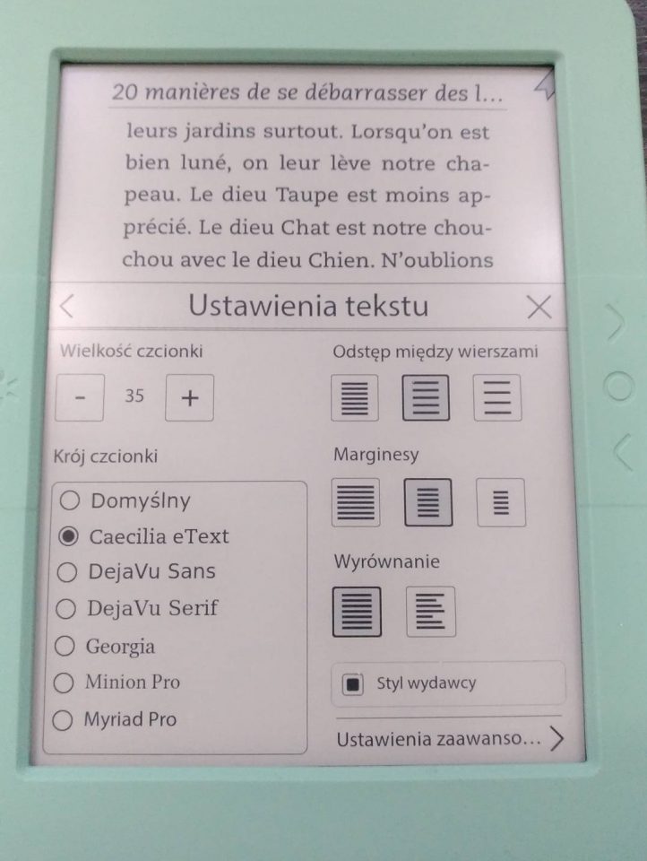 czytnik książek, ebook reader pdf, ebook reader , Bookeen Saga, czytnik ebooków, czytnik ebooków z podświetleniem, frontlight, ebook, czytnik książek elektronicznych, jaki czytnik ebookow, Opakowanie, Bookeen Saga. Książka.