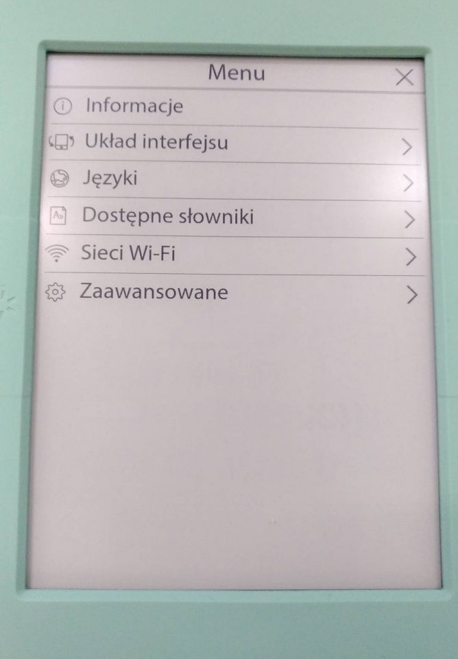 czytnik książek, ebook reader pdf, ebook reader , Bookeen Saga, czytnik ebooków, czytnik ebooków z podświetleniem, frontlight, ebook, czytnik książek elektronicznych, jaki czytnik ebookow, Opakowanie, Bookeen Saga. Książka.