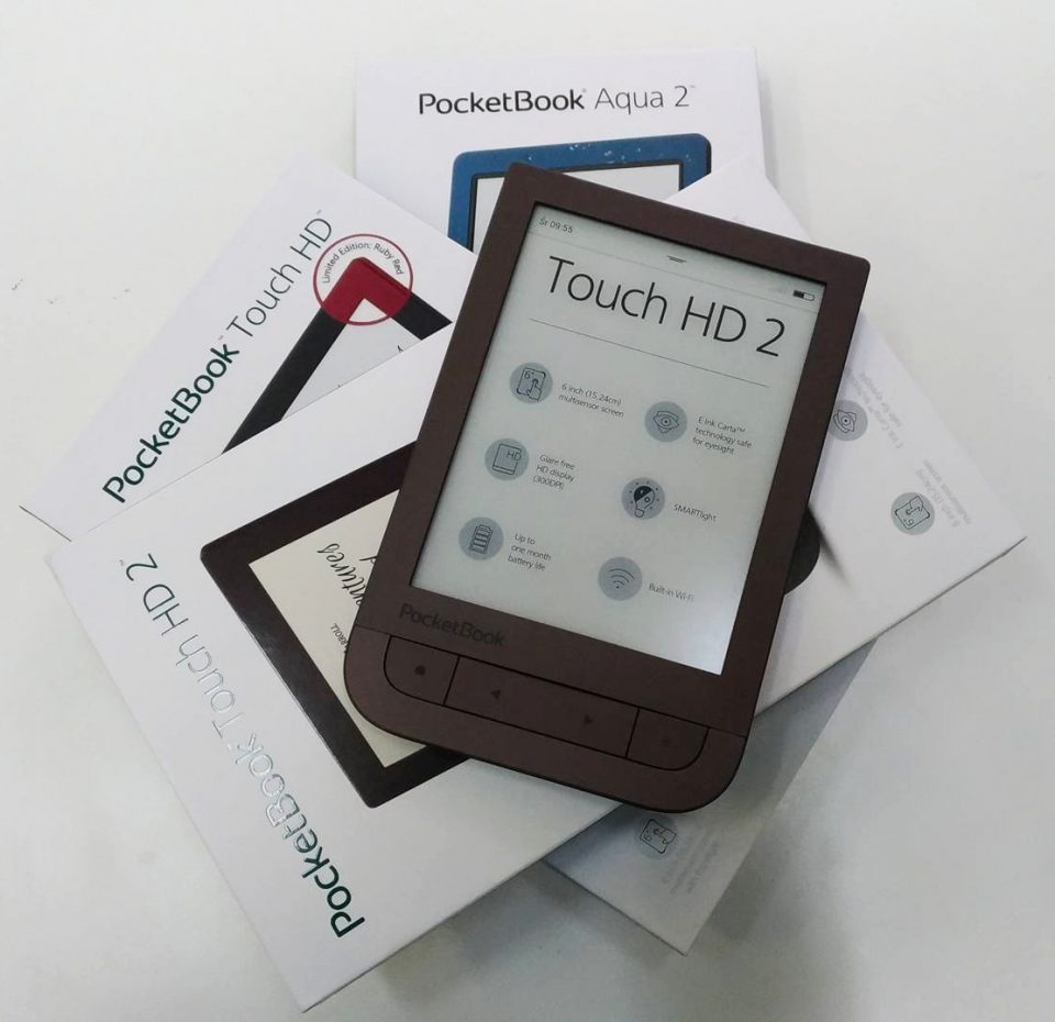 PocketBook TOuch HD2, czytnik ebooków, Aqua 2, PocketBook HD, ebooki