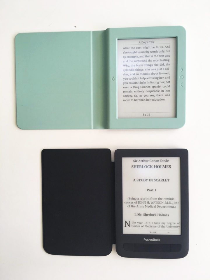 Booken Saga PocketBook BasicTouch 2 Save&Safe porównanie czytników ekrany i etui