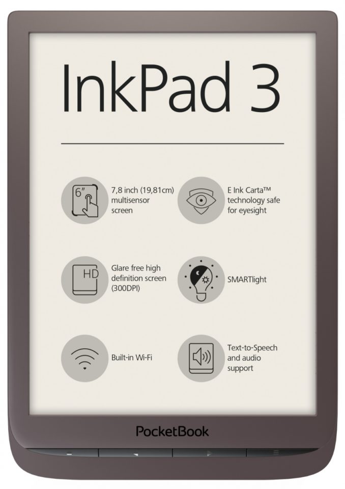 InkPad 3 nie emituje szkodliwego światła niebieskiego.
