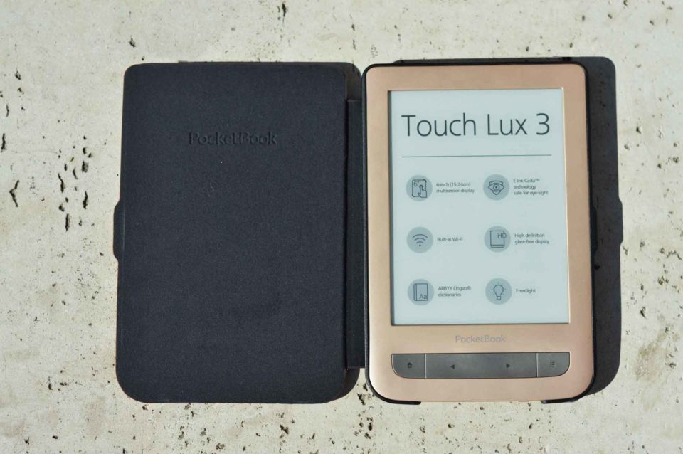 Etui Shell szare do czytników PocketBook 615 Basic Lux, PocketBook Basic 3, PocketBook Basic Touch oraz PocketBook 626(2) Touch Lux 3 