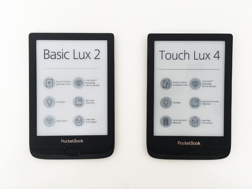 touch lux 4 i basic lux 2 pocketbook przód