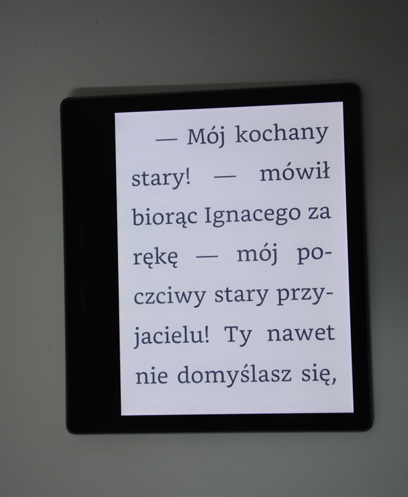 Kindle Oasis 2 podświetlenie