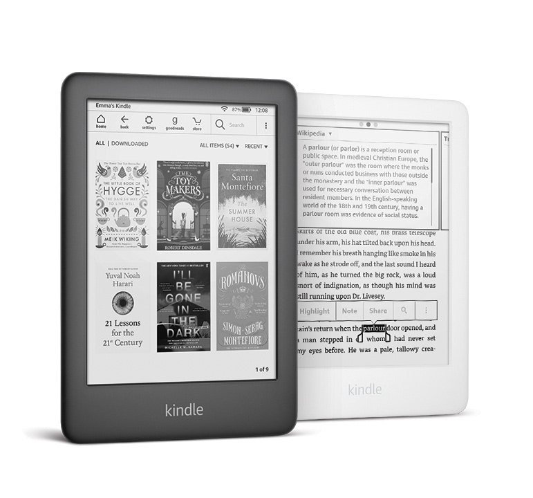 Kindle 10 czarny i biały 2019