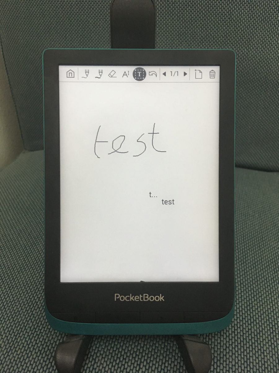 pocketbook touch lux 4 odręczne notowanie test