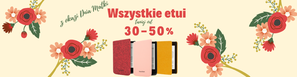 Promocja etui PocketBook, Kindle, Onyx, Cybook