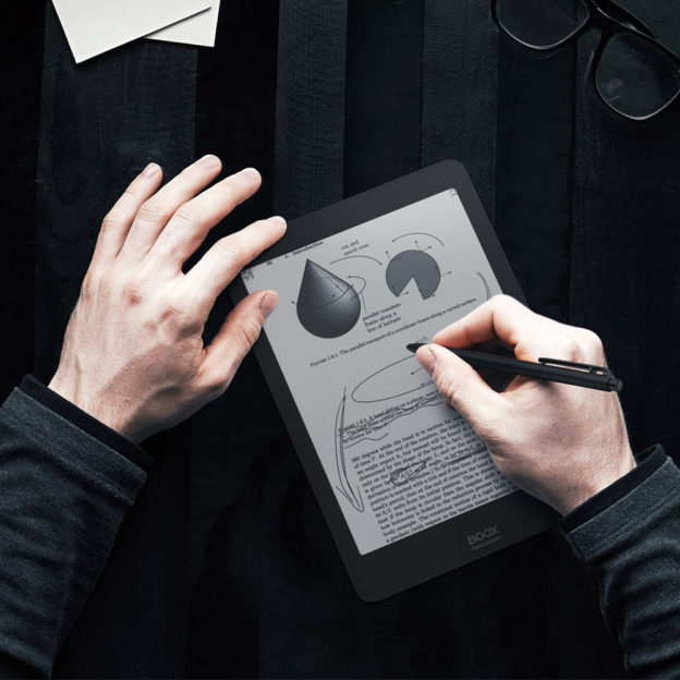 notowanie onyx booox nova pro za pomocą rysika WACOM
