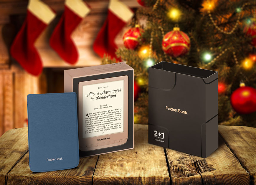 PocketBook Touch Lux 4 Gold w limitowanej świątecznej edycji to doskonały pomysł na prezent pod choinkę.