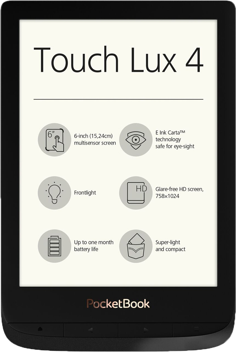 Czytnik e-booków PocketBook Touch Lux 4 czytnik do 500 złotych.
