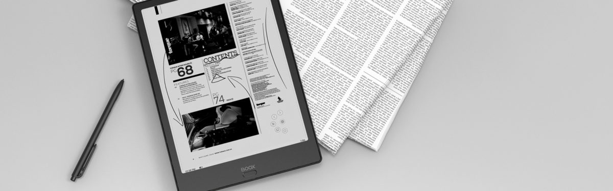 Onyx Boox Note 2 z powodzeniem zastąpi ci gazetę i czasopisma. 