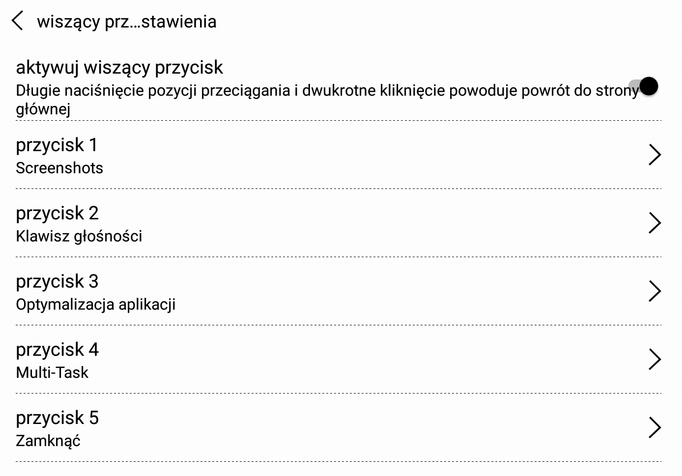 Przycisk wiszący w onyx boox nawigacja jak zrobić zrzut ekranu