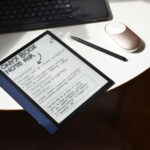 odręczne notatki na elektronicznym tablecie e-ink od onyx boox