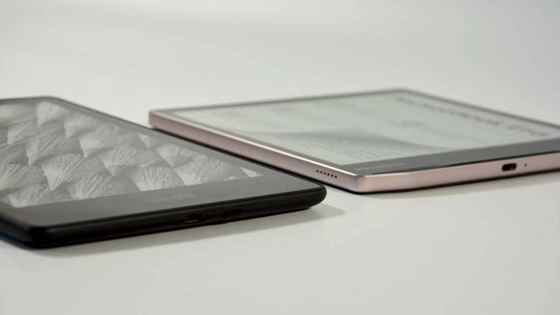 Design czytników Kindle Paperwhite 5 i PocketBook Era