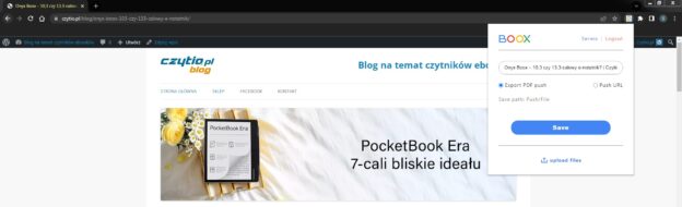 Onyx Boox – wszystkie sposoby przesyłania plików | Czytio.pl