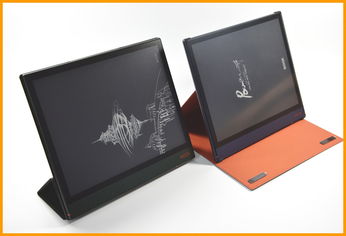 Onyx Boox Note Air 2 Plus z Lewej oraz standardowa wersja z prawej