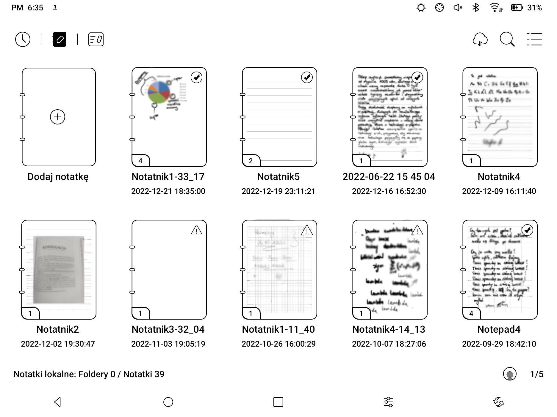 Tab Ultra - dedykowana aplikacja notatnika