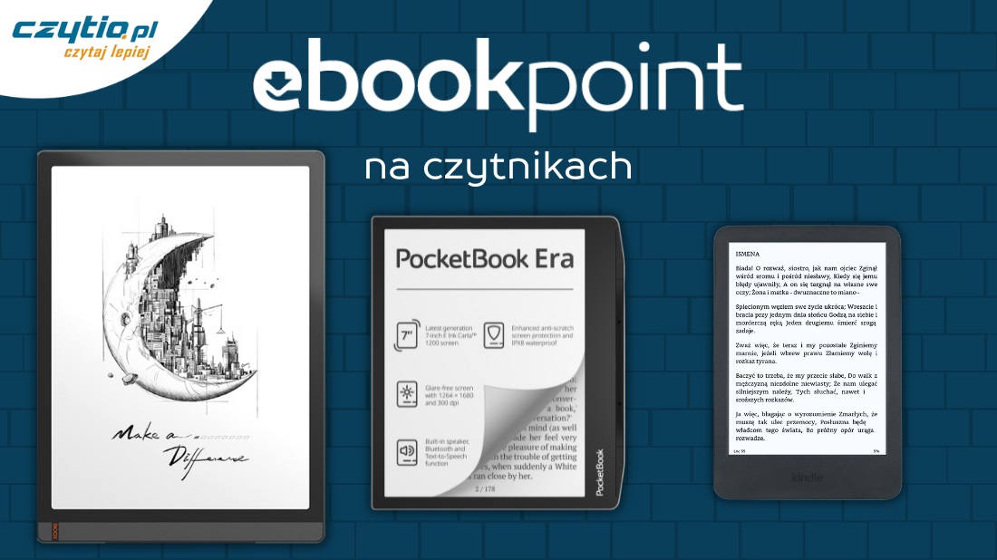 Ebookpoint na czytnikach E-Ink