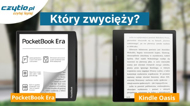 PocketBook Era vs Kindle Oasis 3 - porównanie czytników