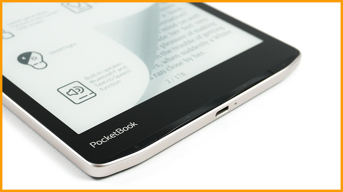 PocketBook InkPad 4 - przyciski fizyczne