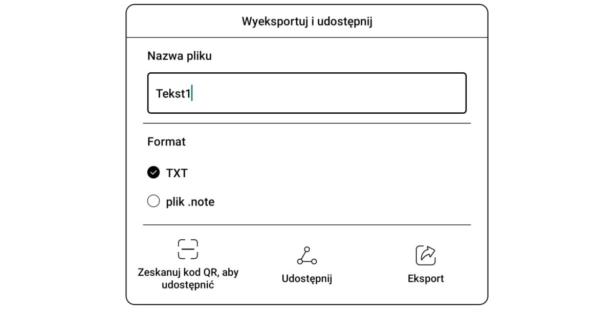 Wyeksportuj i udostępnij