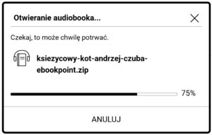 PocketBook InkPad 4 - rozpakowywanie plików audiobooka