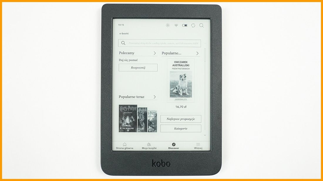 Kobo Nia - księgarnia Kobo eBookstore