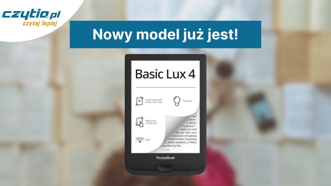 PocketBook Basic Lux 4 już w sprzedaży | Blog