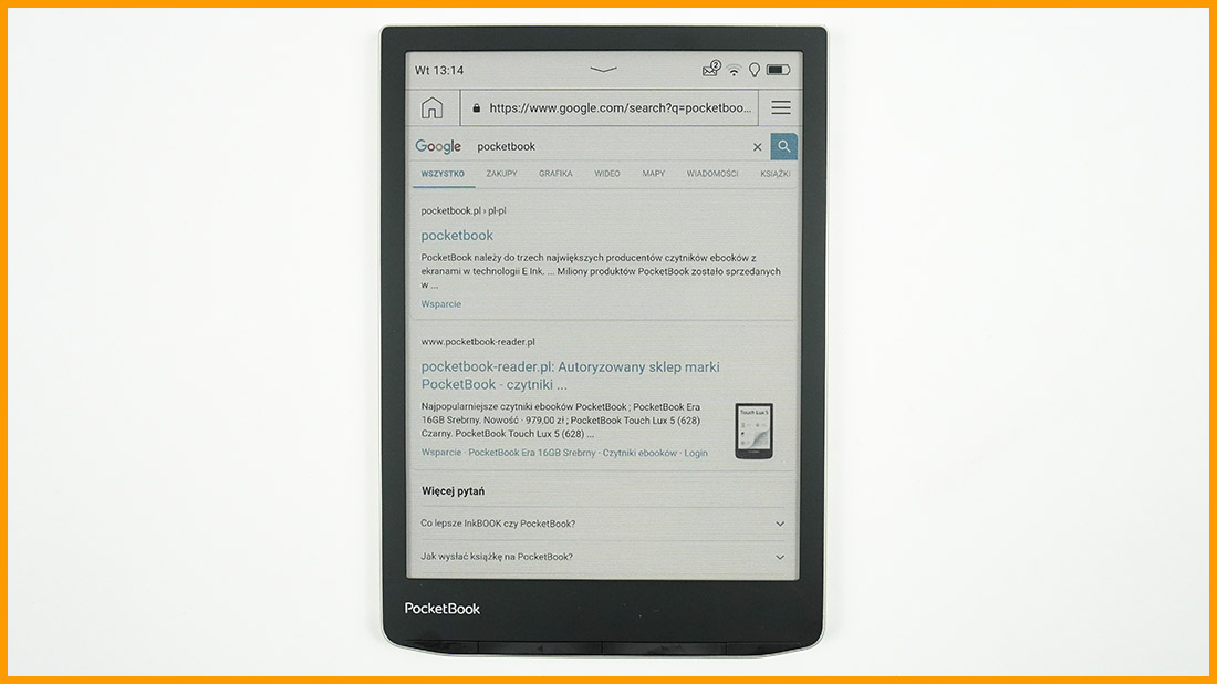 PocketBook InkPad Color 2 - przeglądarka