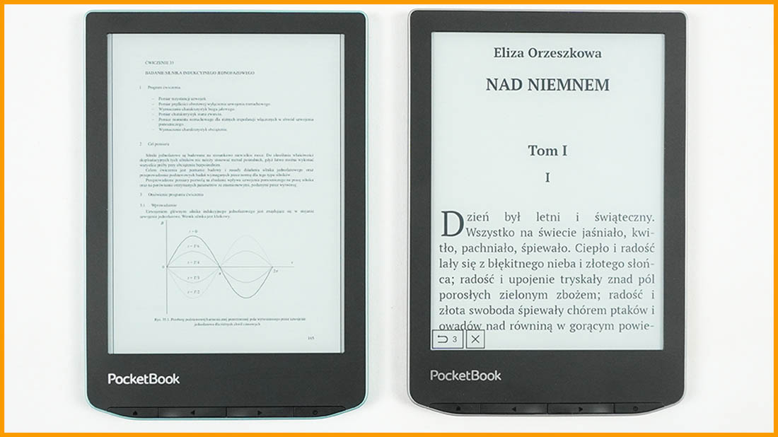 PocketBook Verse - wyświetlanie dokumentów a książek