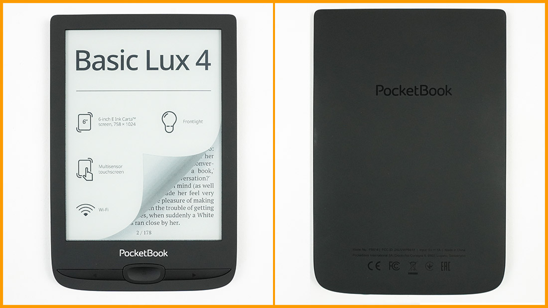 PocketBook Basic Lux 4 - wygląd