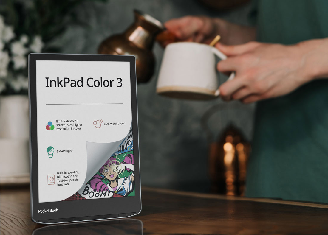 Test czytnika PocketBook InkPad Color – jak prezentuje się ośmiocalowy  ekran Kaleido Plus?