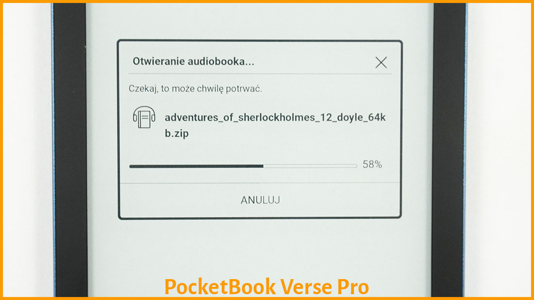 PocketBook Verse Pro - audiobooki