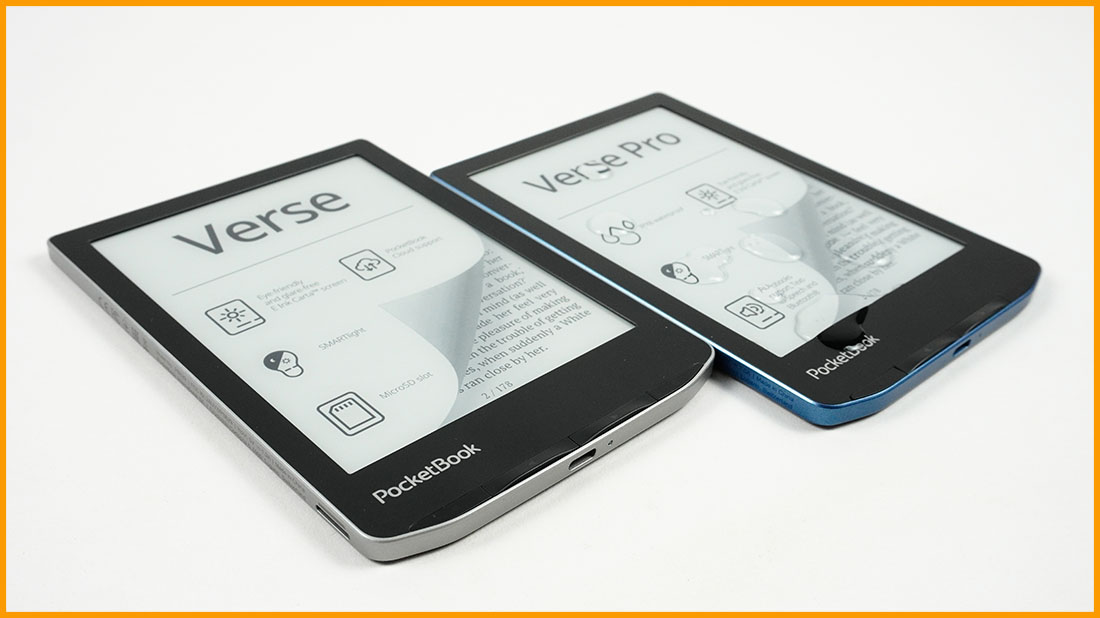 PocketBook Verse z gniazdem microSD oraz Verse Pro oferujący wodoodporność