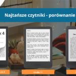 Najtańsze czytniki - dla kogo? Pocketbook Basic Lux 4, Kindle 11, Kobo Clara B&W. Okładka