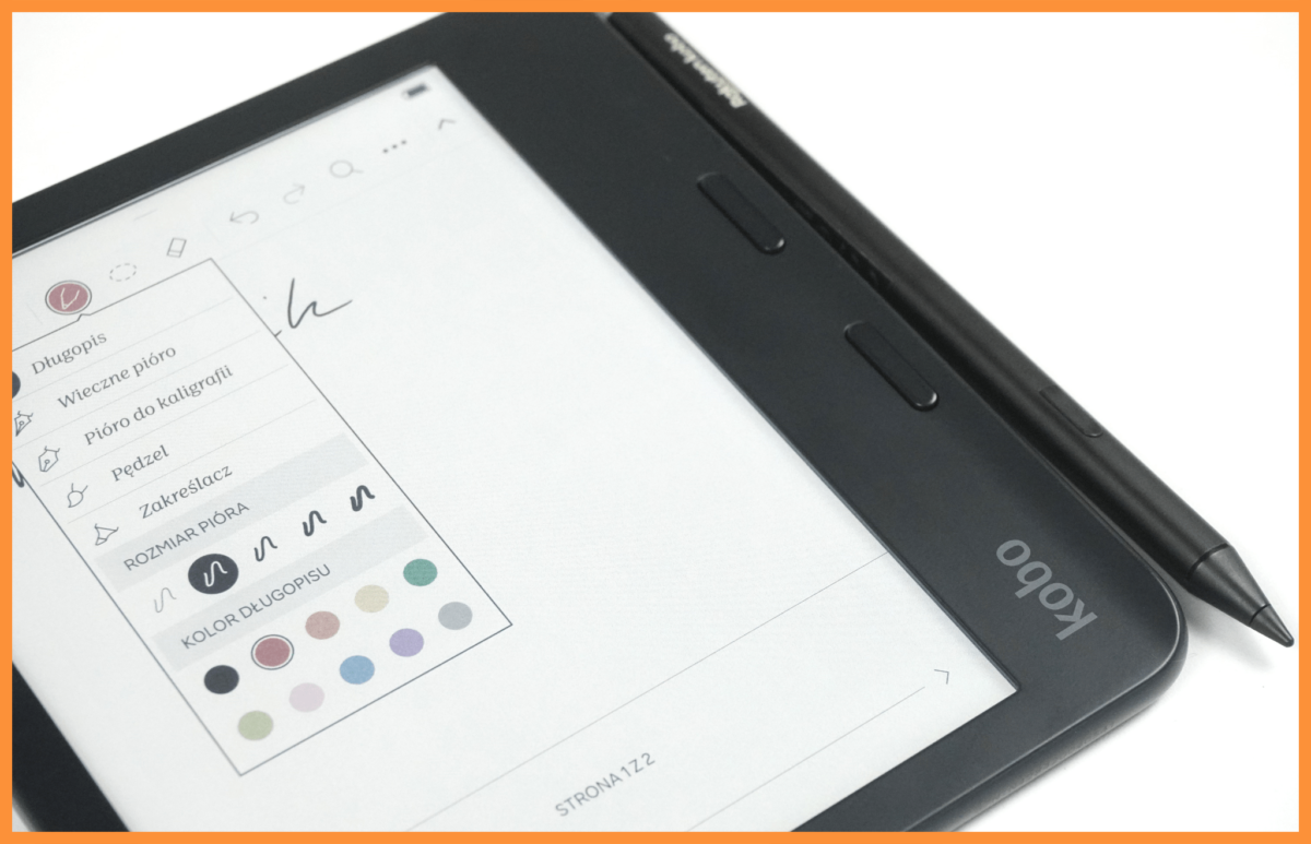 Kobo Libra Colour - notatnik