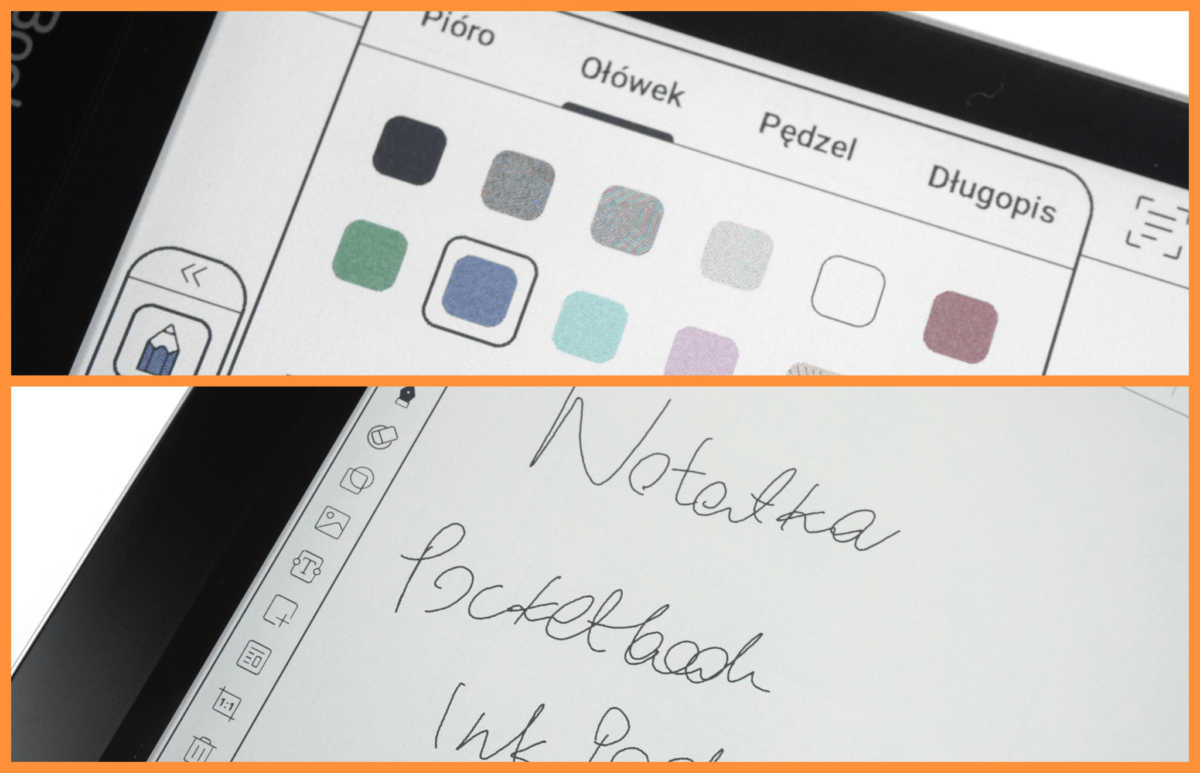 Pocketbook InkPad Eo - narzędzia notatnika