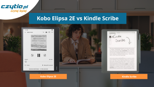 Okładka Kobo elipsa2e vs Kindle Scribe