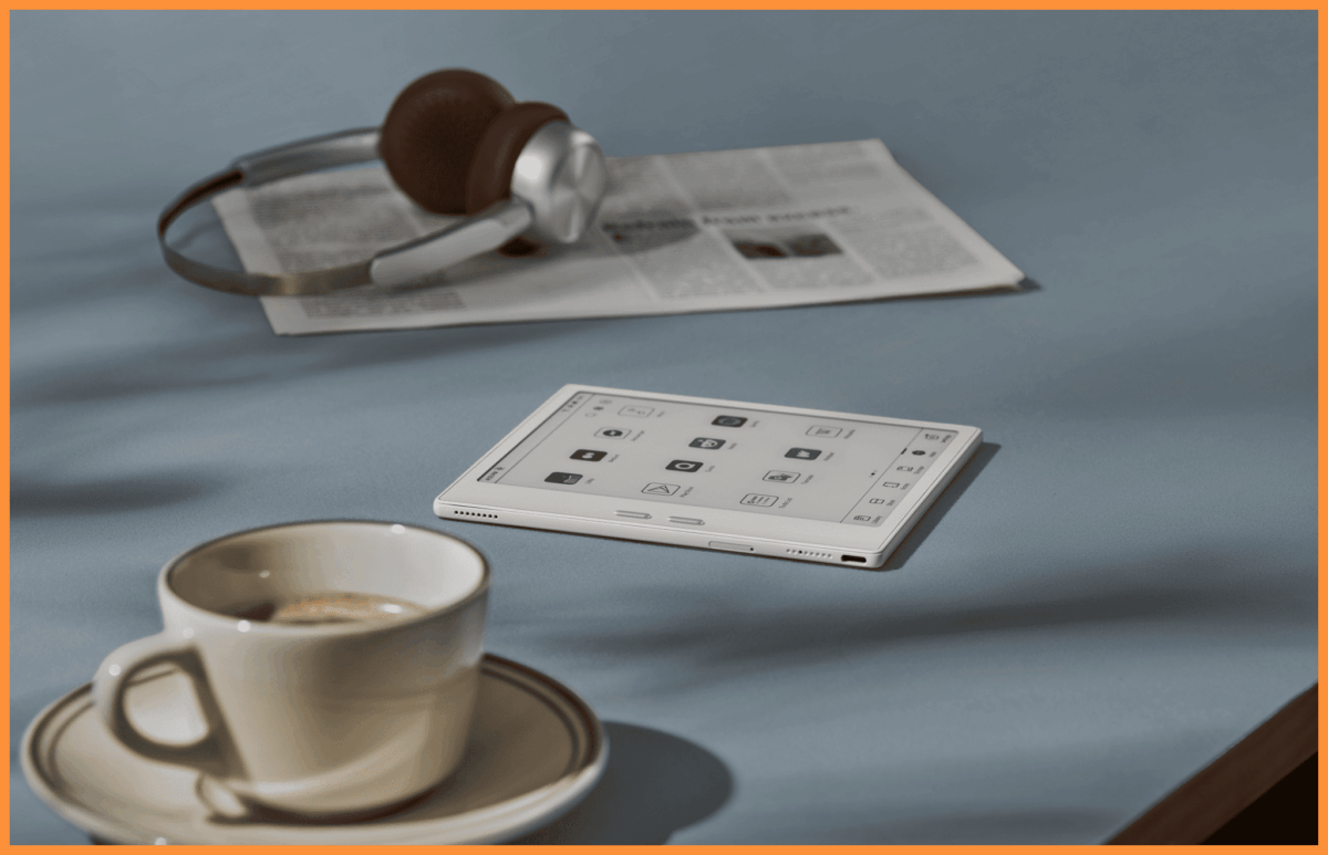 Onyx Boox Go 7 w białym kolorze