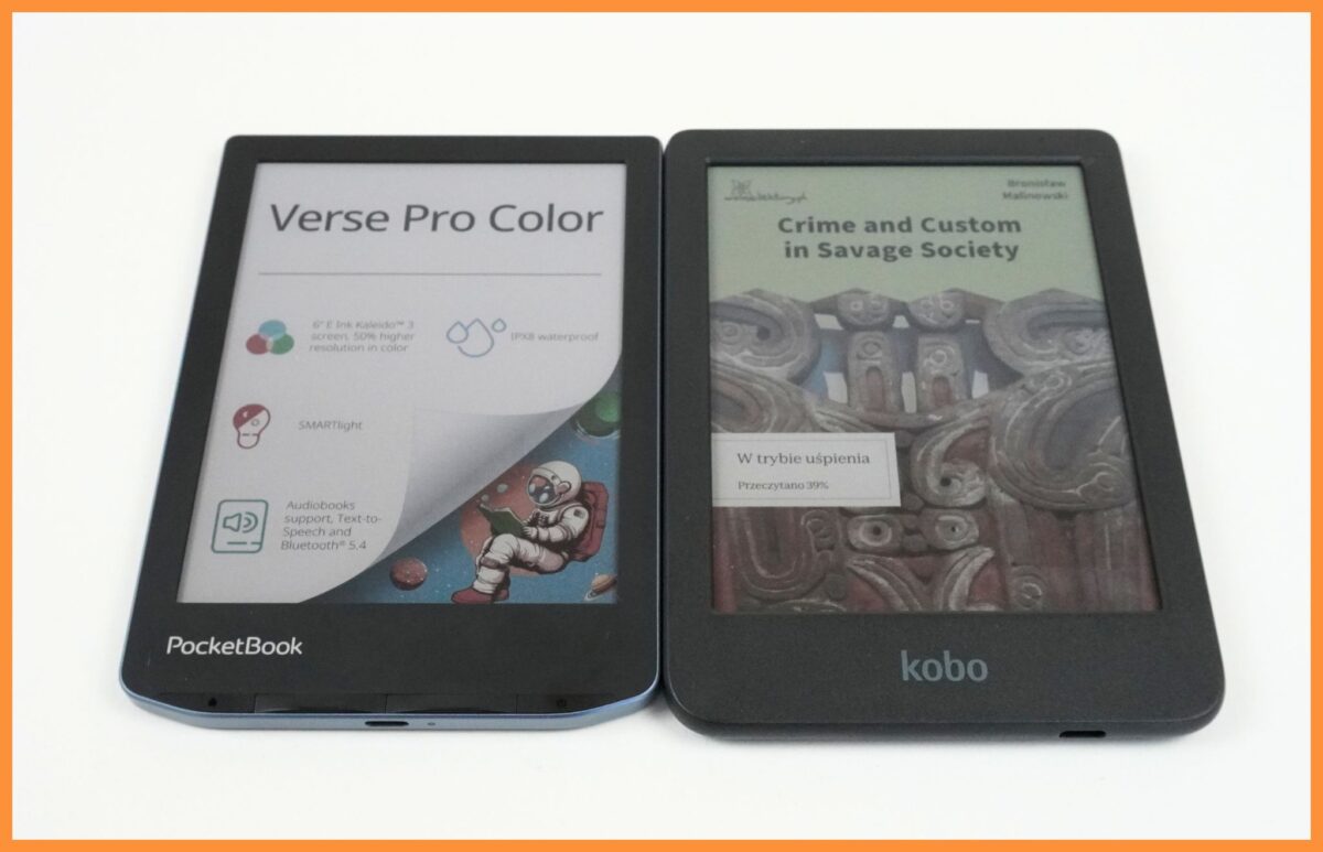 porownanie pocketbook verse pro color kobo clara colour