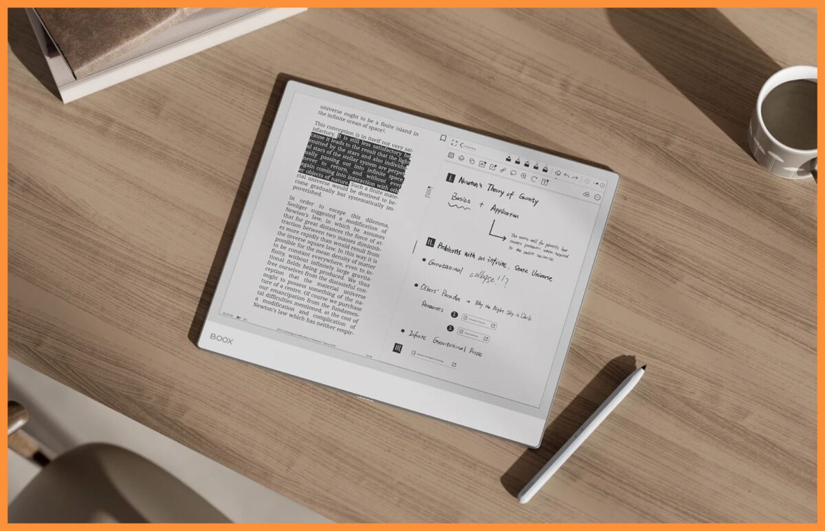 podzial ekranu czytnik ebook