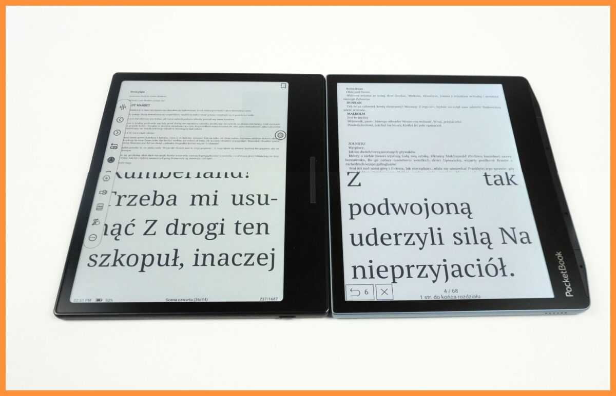 wielkosc czcionek w czytniku ebookow