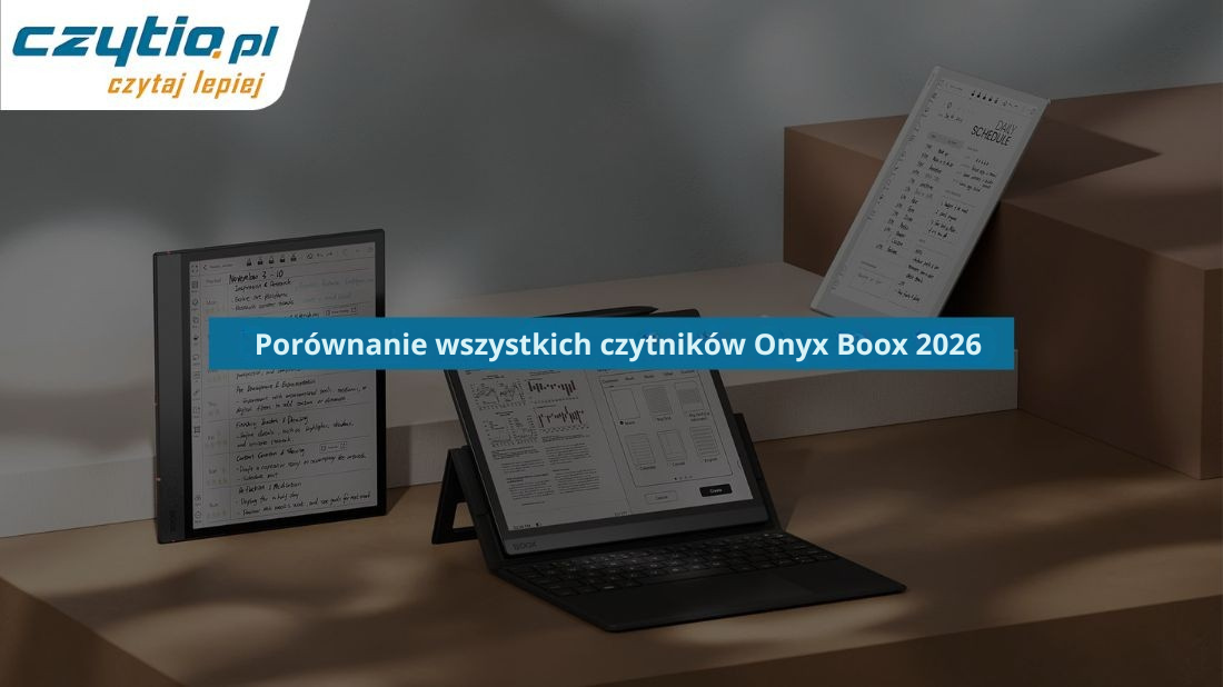 porównanie wszystkich czytników Onyx Boox