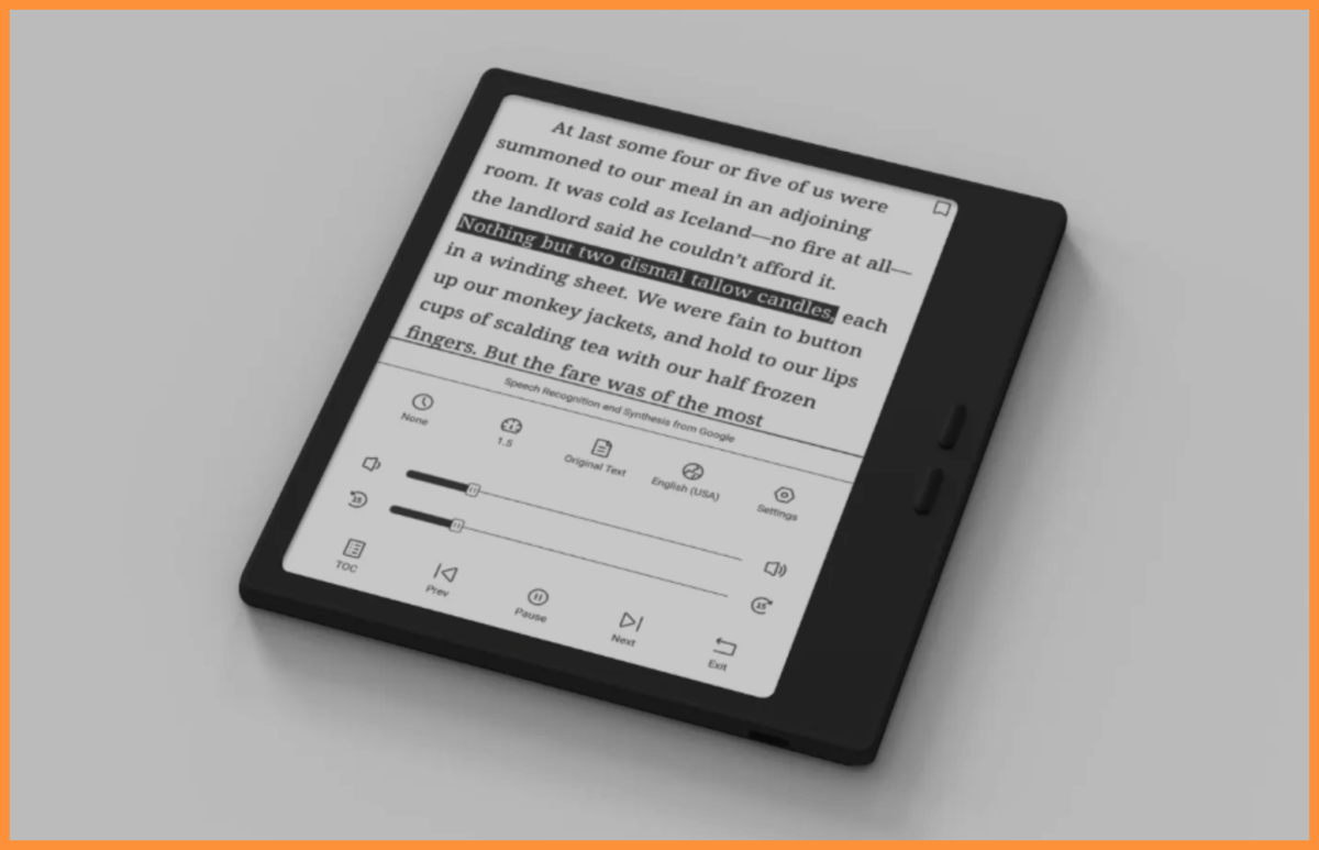 Wygląd czytnika Onyx Boox Go Color 7 (Gen II)